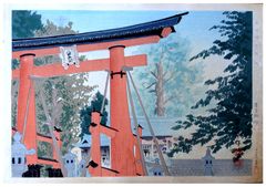 36 Views of Mt Fuji #24 by Tomikichiro Tokuriki