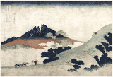 36 Views of Mt Fuji # 9 Kai Province by Hokusai