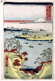 36 Views of Mt Fuji Konodai by Ando Hiroshige