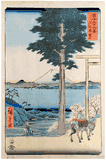 36 Views of Mt Fuji Mt Rokusu by Ando Hiroshige