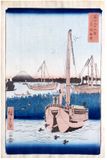36 Views of Mt Fuji Off Tsukuda Island by Ando Hiroshige