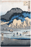 53 Station of the Tokaido # 18 : Okitsu by Ando Hiroshige