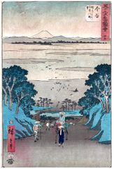53 Station of the Tokaido # 25: Kanaya by Ando Hiroshige
