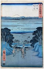 53 Station of the Tokaido # 25 Tate-e by Ando Hiroshige