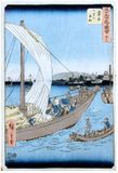 53 Station of the Tokaido # 43: Kuwana by Ando Hiroshige