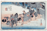 53 Station of the Tokaido 'Hoeido' # 23 by Ando Hiroshige