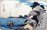 53 Station of the Tokaido 'Hoeido' #4 by Ando Hiroshige