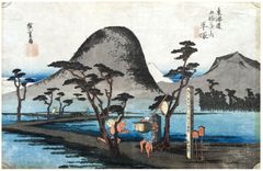53 Station of the Tokaido 'Hoeido' #8 by Ando Hiroshige