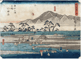 53 Stations of the Tokaido # 10 'Kichizo' by Ando Hiroshige
