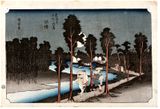 53 Stations of the Tokaido #13 'Hoeido' by Ando Hiroshige
