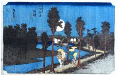 53 Stations of the Tokaido #13 'Hoeido' by Ando Hiroshige