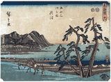 53 Stations of the Tokaido # 18 'Kichizo' by Ando Hiroshige