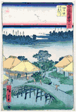 53 Stations of the Tokaido # 44 by Ando Hiroshige