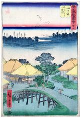53 Stations of the Tokaido # 44 by Ando Hiroshige