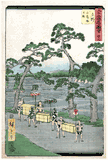 53 Stations of the Tokaido #46 Shono by Ando Hiroshige