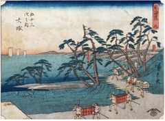 53 Stations of the Tokaido # 9 'Kichizo' by Ando Hiroshige