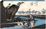 53 Stations of the Tokaido 'Hoeido' #18 by Ando Hiroshige