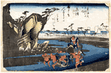 53 Stations of the Tokaido 'Hoeido' #18 by Ando Hiroshige