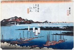 53 Stations of the Tokaido 'Hoeido' #19 by Ando Hiroshige