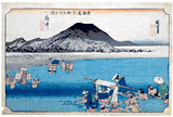 53 Stations of the Tokaido 'Hoeido' #20 by Ando Hiroshige