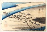 53 Stations of the Tokaido 'Hoeido' #24 by Ando Hiroshige