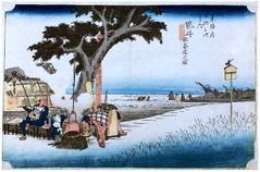 53 Stations of the Tokaido 'Hoeido' #28 by Ando Hiroshige