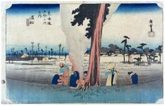 53 Stations of the Tokaido 'Hoeido' #30 by Ando Hiroshige