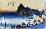 53 Stations of the Tokaido 'Hoeido' #31 by Ando Hiroshige