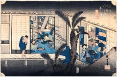 53 Stations of the Tokaido 'Hoeido' #37 by Ando Hiroshige