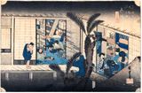 53 Stations of the Tokaido 'Hoeido' #37 by Ando Hiroshige