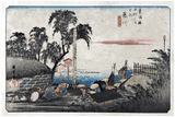 53 Stations of the Tokaido 'Hoeido' #38 by Ando Hiroshige
