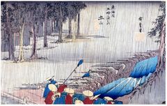 53 Stations of the Tokaido 'Hoeido' #50 by Ando Hiroshige