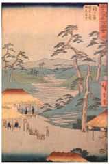 53 Stations of the Tokaido 'Tate-e' #5 by Ando Hiroshige