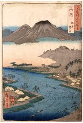60 Odd Provinces #3 Kawachi by Ando Hiroshige