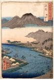 60 Odd Provinces #3 Kawachi by Ando Hiroshige
