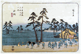 69 Stations of the Kisokaido # 54: Kano by Ando Hiroshige