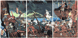 The Battle of Kurikaradani by Utagawa Kuniyoshi