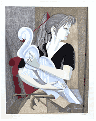 A Girl and Her Swan by Sekino Junichiro