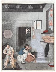 A Temple Kitchen by Elizabeth Keith Pre Earthquake