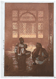 A Window at Fatehpur-Sikri by Hiroshi Yoshida