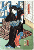 Actor Bando Shuka I as Kiritaro by Utagawa Kunisada