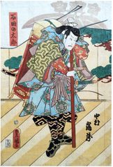 Actor on Stage by Utagawa Kunisada I