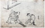 Adding it up by Katsushika Hokusai