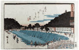 Akabane Bridge by Ando Hiroshige