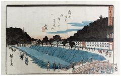 Akabane Bridge by Ando Hiroshige