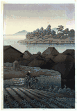 Amakusa Hondo by Kawase Hasui "C" Seal