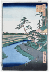 100 Views of Edo # 40 by Ando Hiroshige