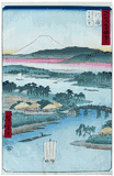 53 Stations of the Tokaido Kawasaki by Ando Hiroshige