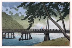 Arashiyama Kyoto by Kawase Hasui