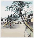 12 Months of Kyoto April by Tokuriki Tomikichiro